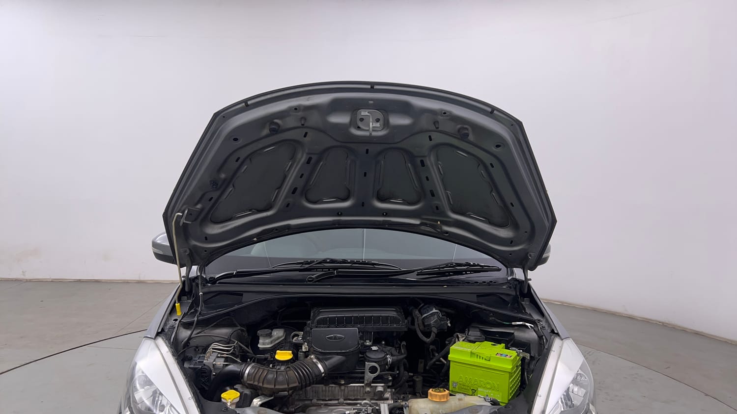 Used 2019 Tata Tiago Revotron XZ Petrol Manual engine ENGINE & BONNET OPEN FRONT VIEW