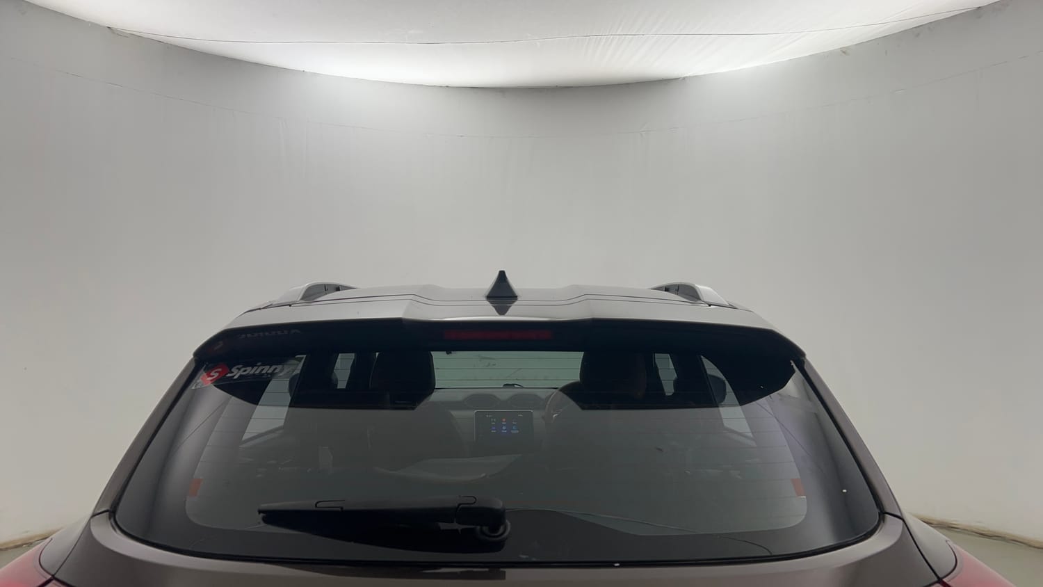 Used 2021 Nissan Magnite XV Turbo Petrol Manual exterior BACK WINDSHIELD VIEW