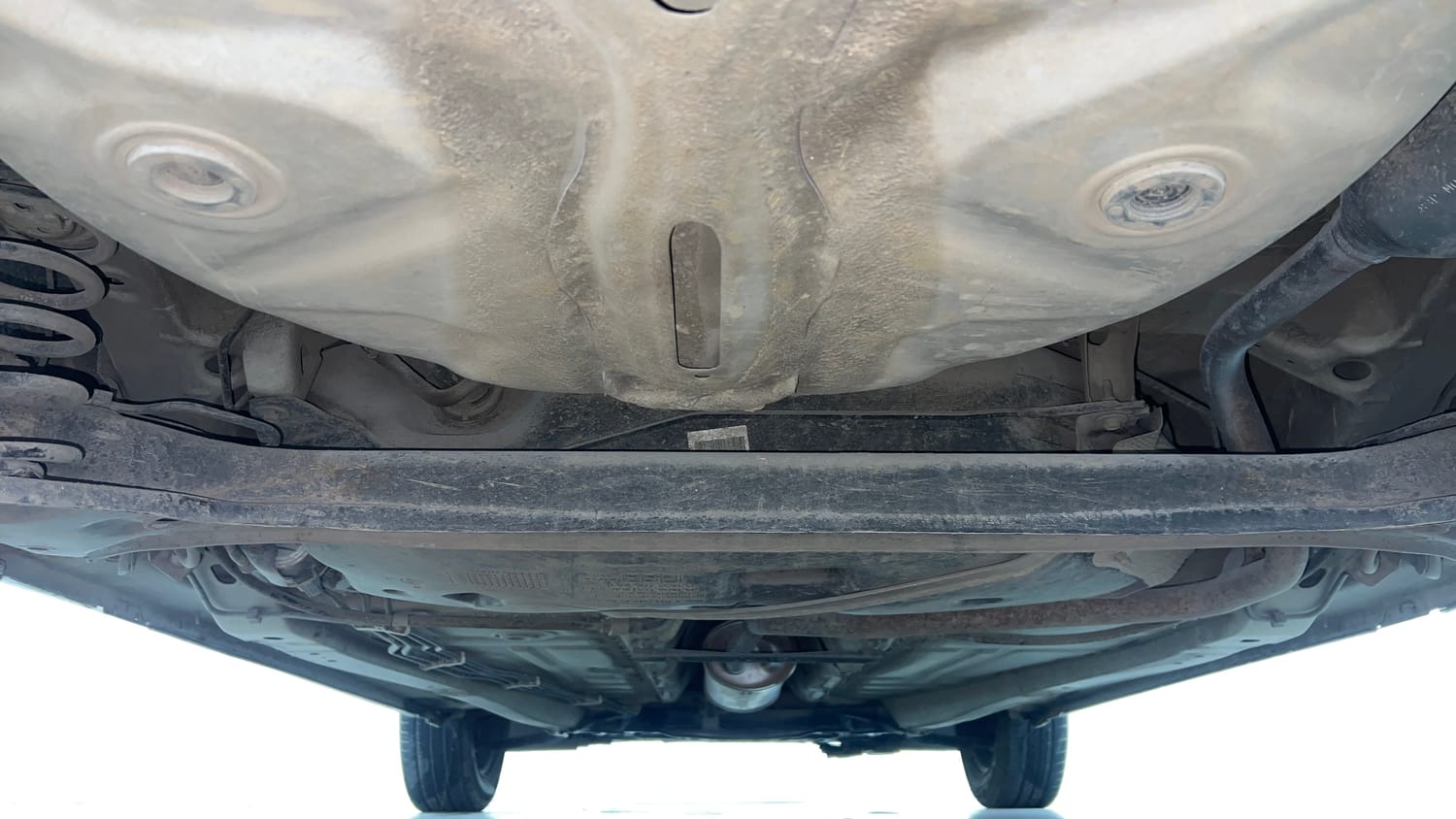Used 2017 Maruti Suzuki Baleno Delta 1.2 Petrol Manual extra REAR UNDERBODY VIEW (TAKEN FROM REAR)