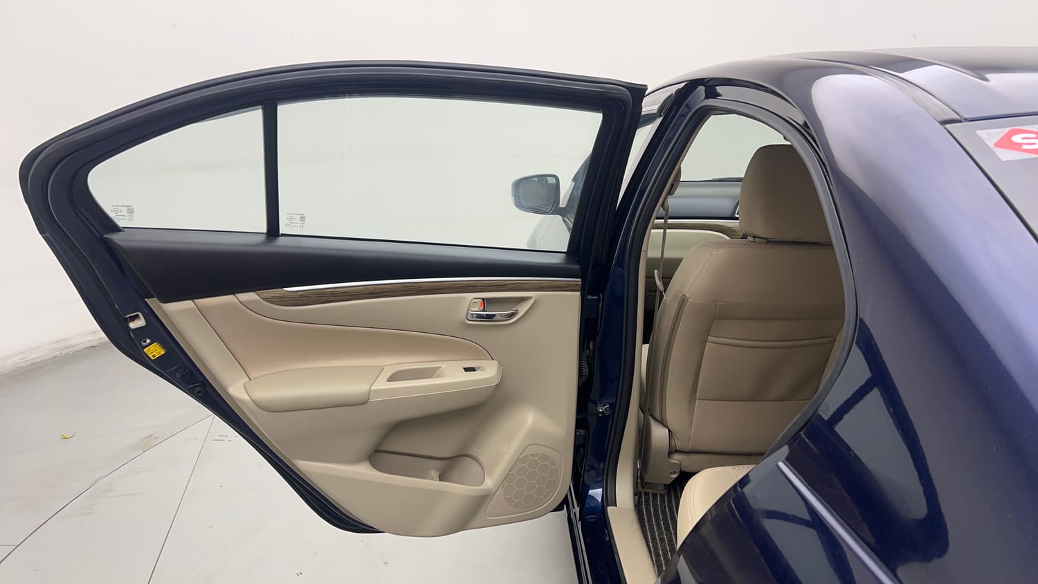 Used 2024 Maruti Suzuki Ciaz Zeta 1.5 AT Petrol Automatic interior LEFT REAR DOOR OPEN VIEW