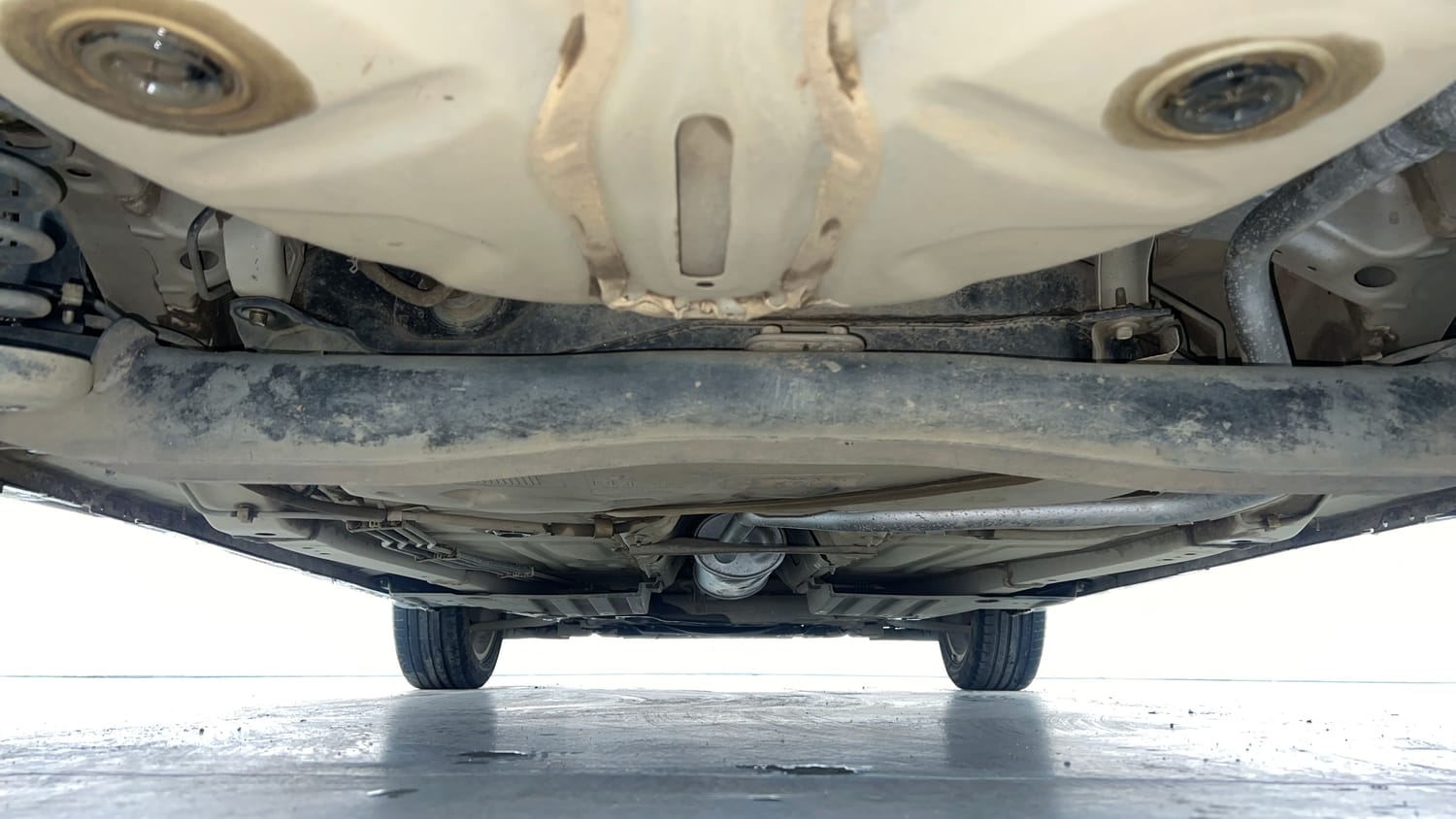 Used 2024 Maruti Suzuki Baleno Alpha MT Petrol Manual extra REAR UNDERBODY VIEW (TAKEN FROM REAR)