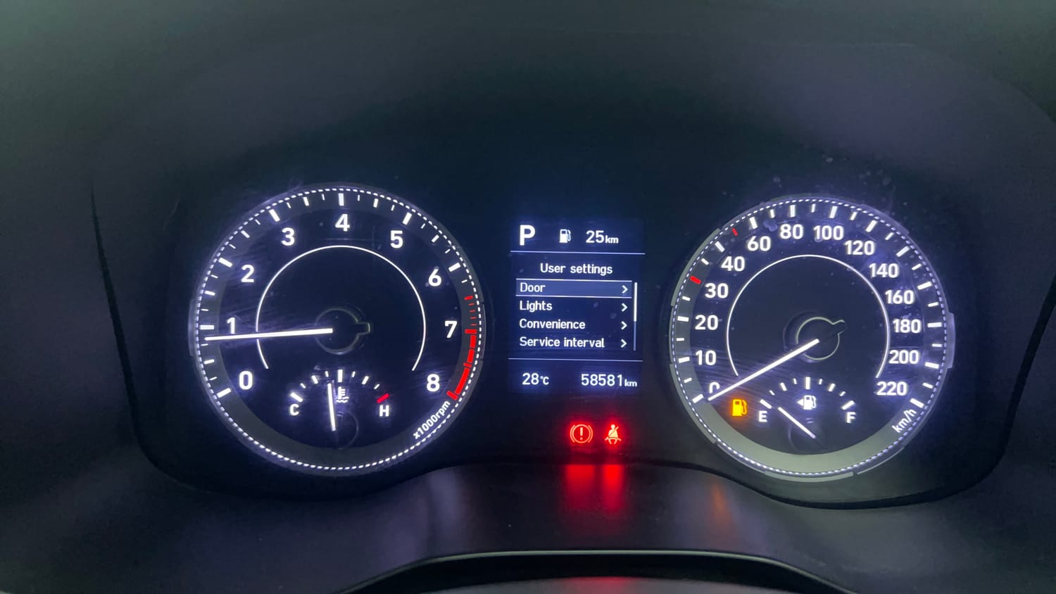 Used 2020 Hyundai Venue S 1.0 Turbo DCT Petrol Automatic interior CLUSTERMETER VIEW