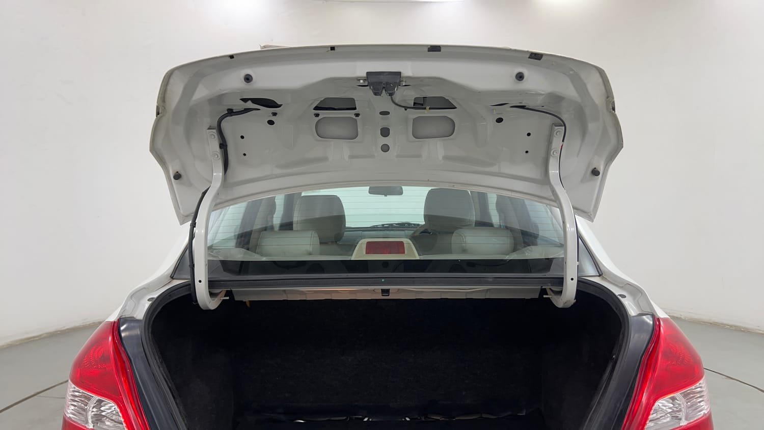 Used 2012 Maruti Suzuki Swift Dzire ZXI Petrol Manual interior DICKY DOOR OPEN VIEW