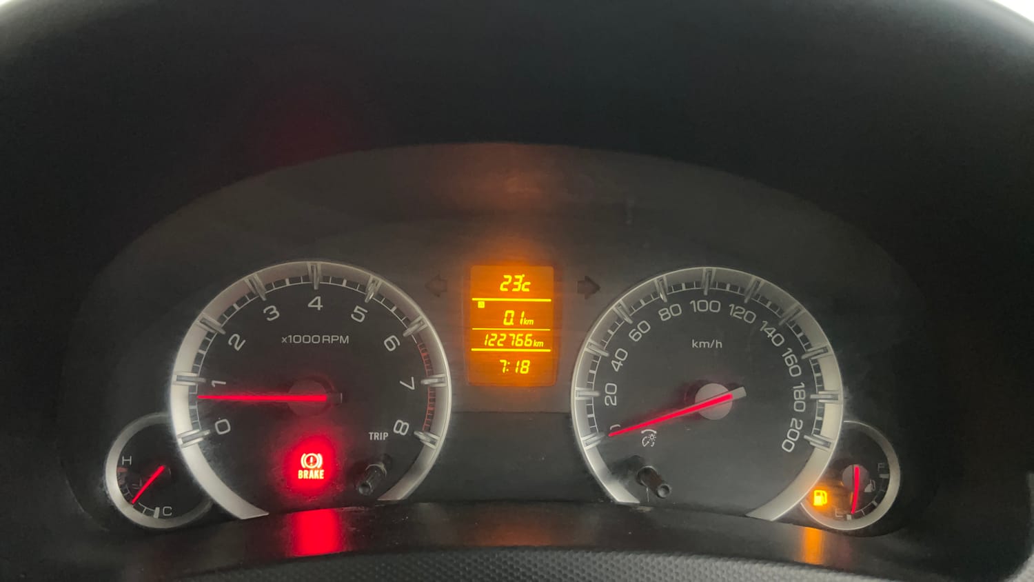 Used 2012 Maruti Suzuki Swift Dzire ZXI Petrol Manual interior CLUSTERMETER VIEW