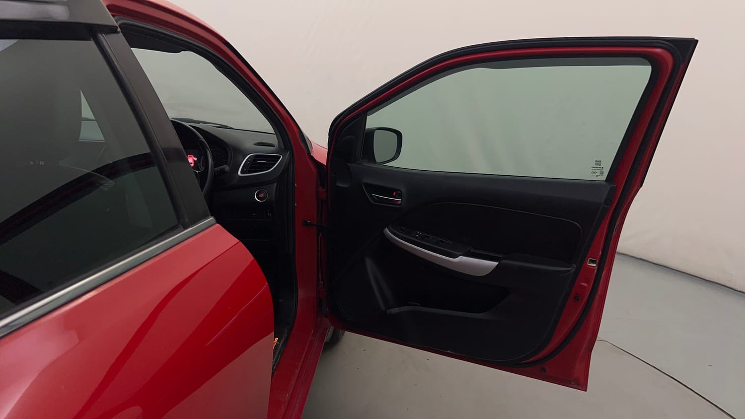 Used 2016 Maruti Suzuki Baleno Zeta 1.2 AT Petrol Automatic interior RIGHT FRONT DOOR OPEN VIEW