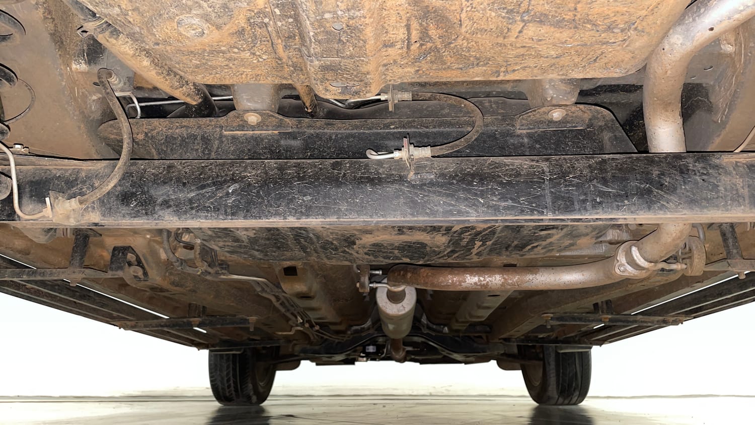Used 2025 Tata Nexon Creative Plus (S) 1.2 6AMT Dark Edition Petrol Automatic extra REAR UNDERBODY VIEW (TAKEN FROM REAR)