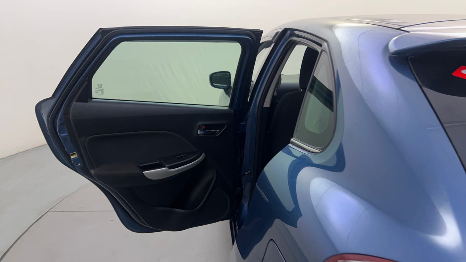 Used 2018 Maruti Suzuki Baleno Alpha 1.2 Petrol Manual interior LEFT REAR DOOR OPEN VIEW