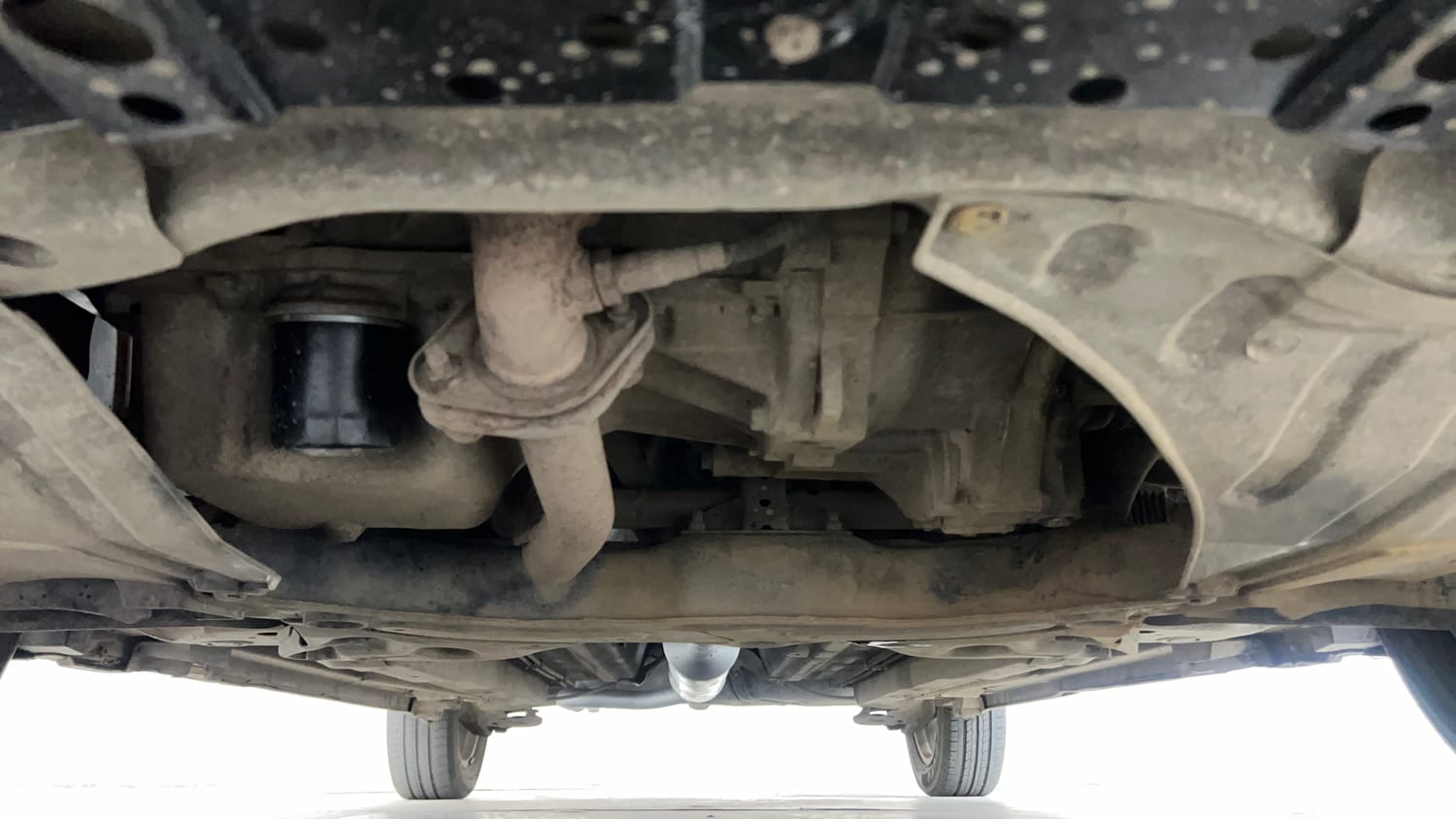 Used 2012 Maruti Suzuki Swift Dzire ZXI Petrol Manual extra FRONT LEFT UNDERBODY VIEW