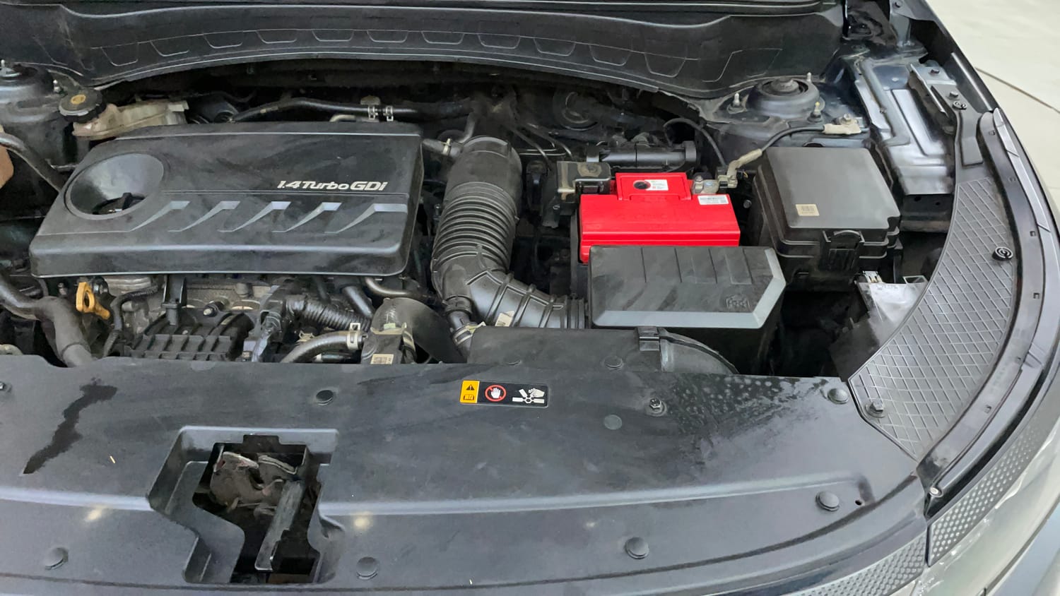 Used 2022 Kia Seltos X Line 1.4 DCT Petrol Automatic engine ENGINE LEFT SIDE VIEW