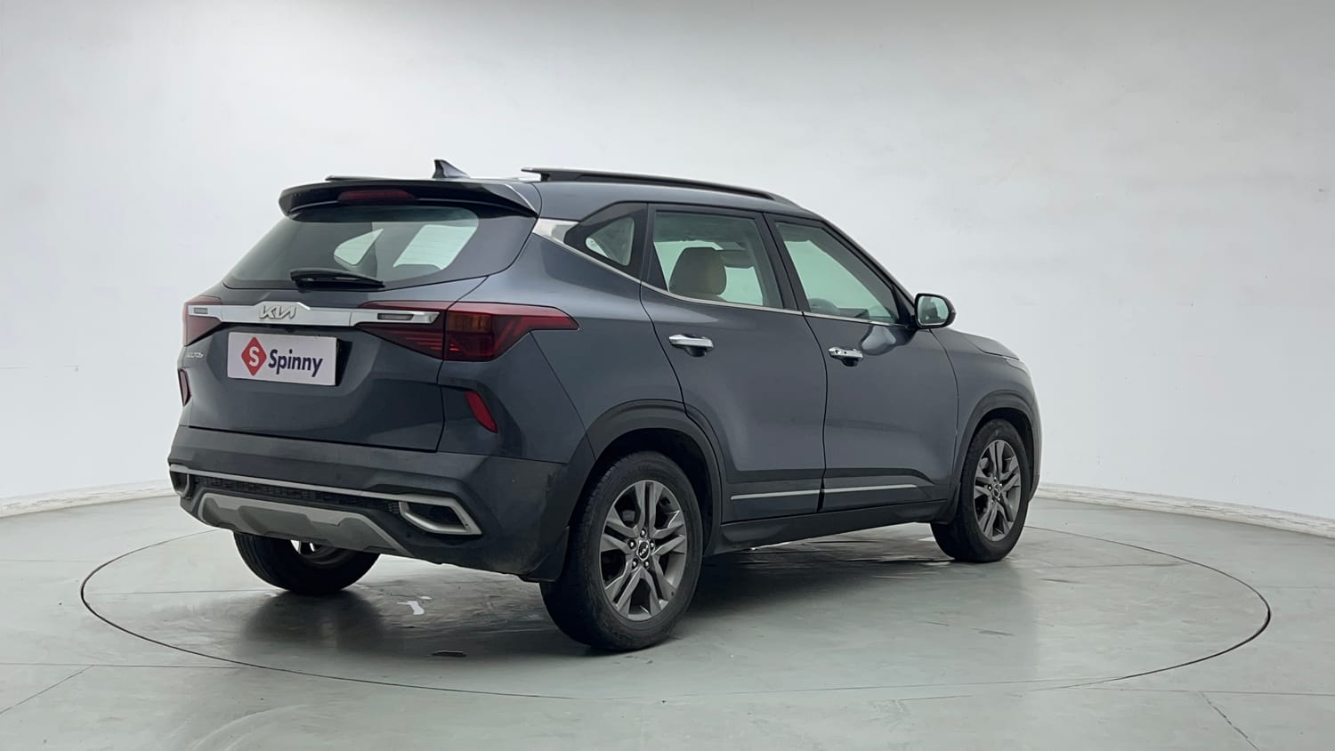 Used 2022 Kia Seltos HTX Plus 1.5 Diesel Diesel Manual exterior RIGHT REAR CORNER VIEW