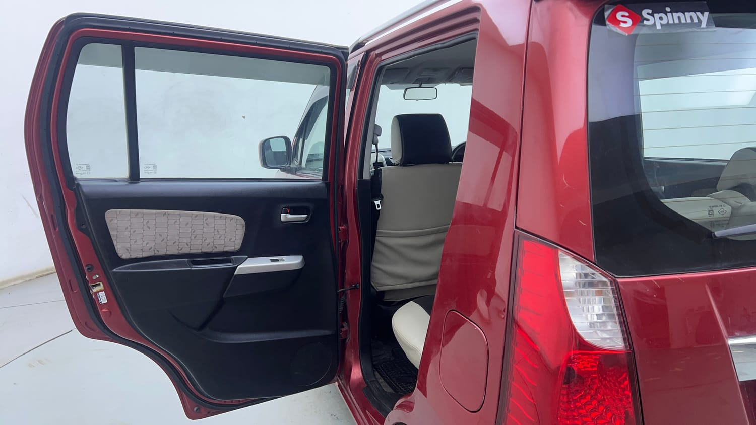 Used 2016 Maruti Suzuki Wagon R 1.0 VXI AMT Petrol Automatic interior LEFT REAR DOOR OPEN VIEW