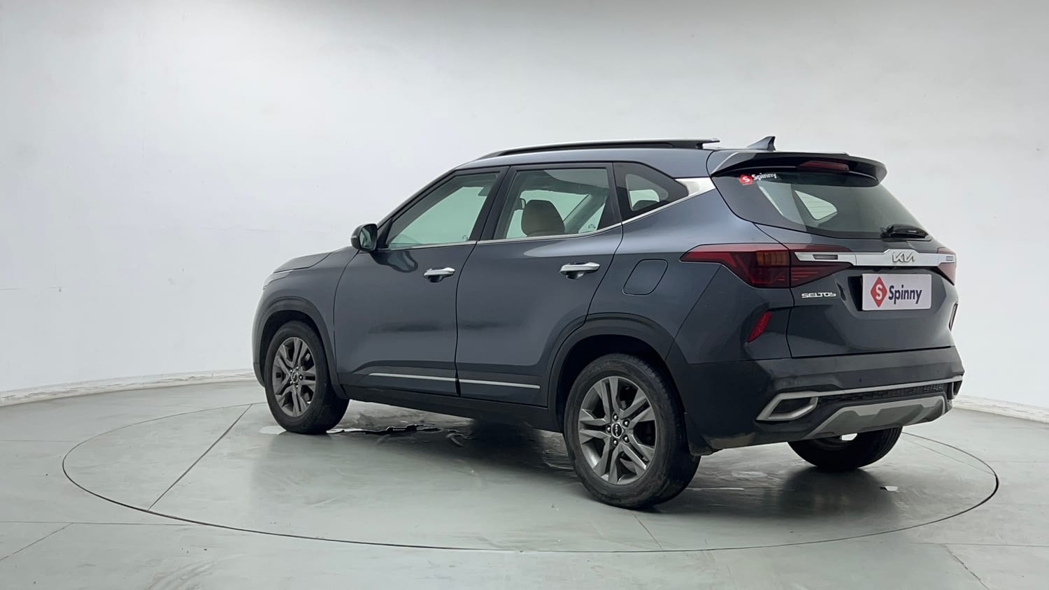 Used 2022 Kia Seltos HTX Plus 1.5 Diesel Diesel Manual exterior LEFT REAR CORNER VIEW