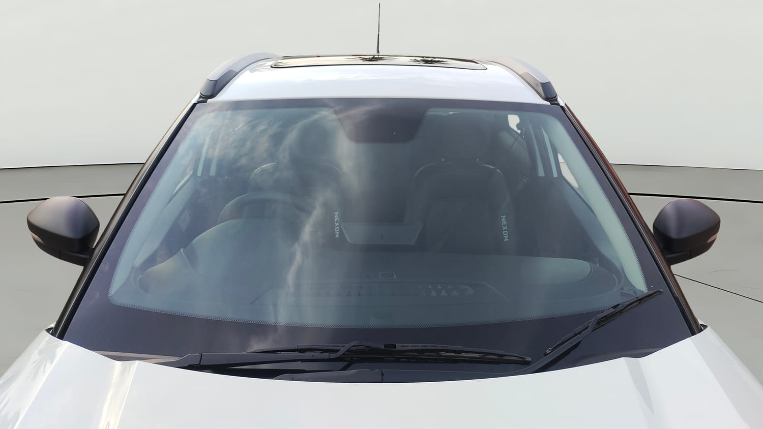 Used 2023 Tata Nexon XMA (S) Diesel Diesel Automatic exterior FRONT WINDSHIELD VIEW