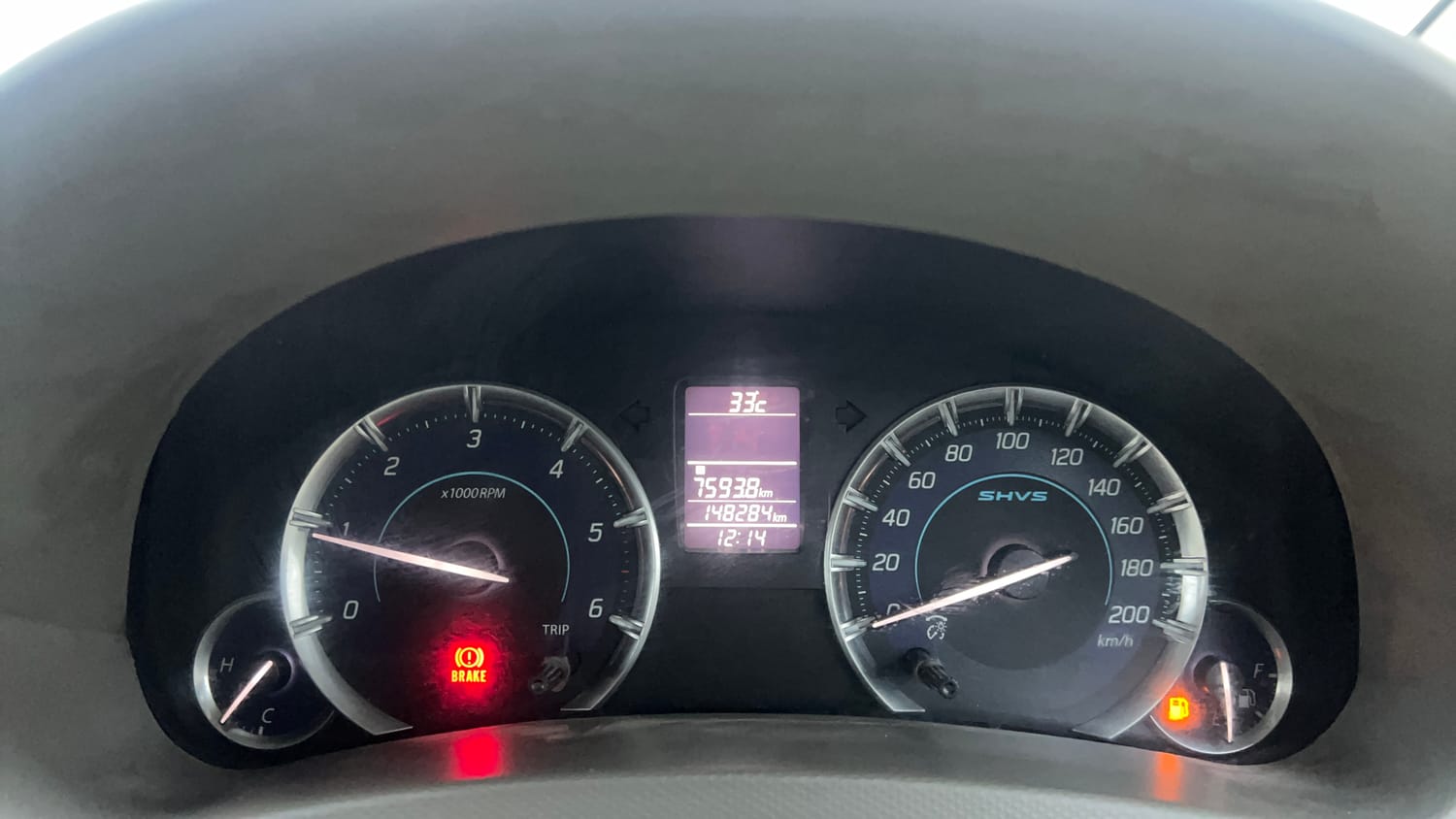 Used 2016 Maruti Suzuki Ertiga ZDI + SHVS Diesel Manual interior CLUSTERMETER VIEW