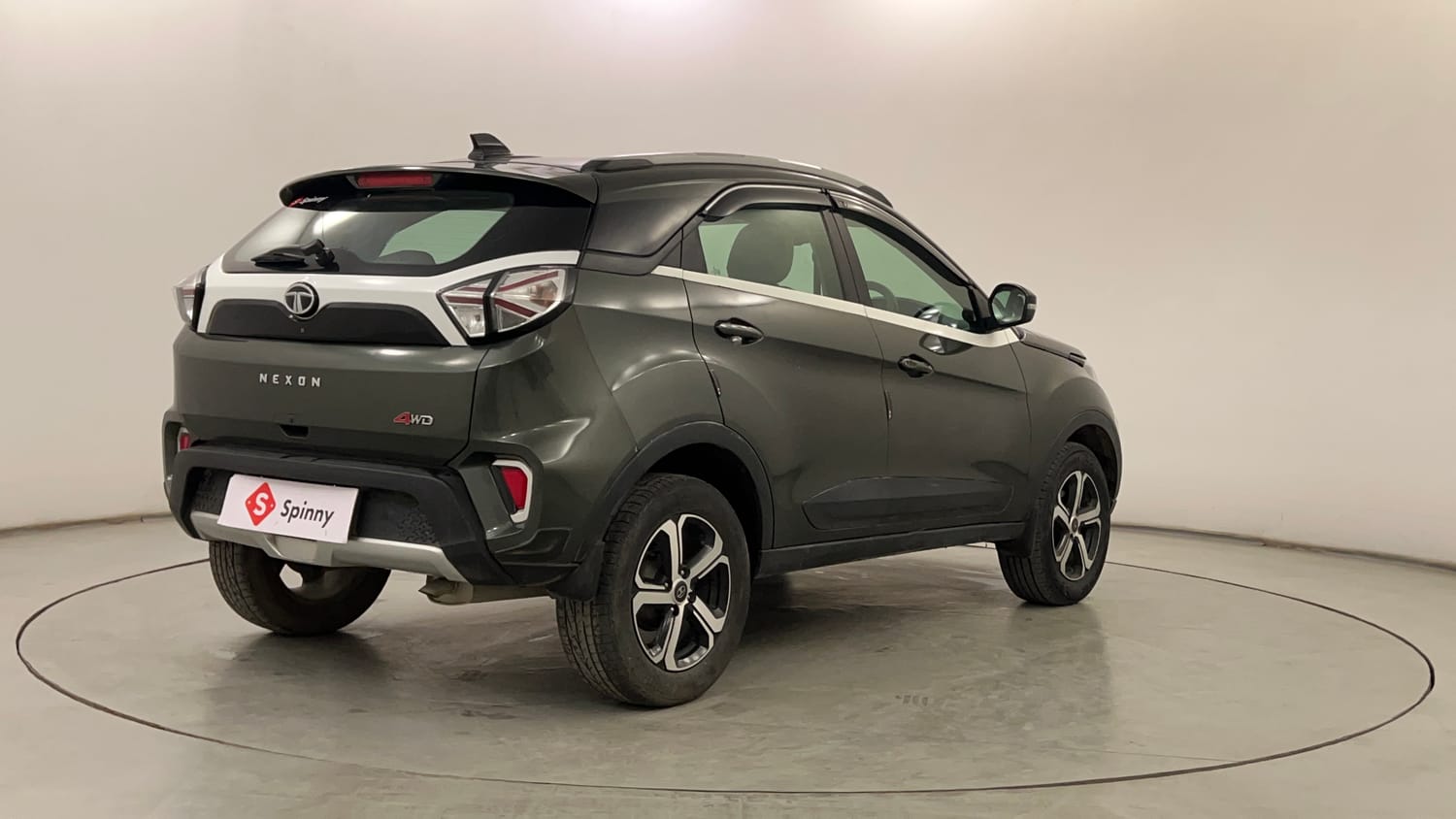Used 2021 Tata Nexon XZ Plus (O) Petrol Manual exterior RIGHT REAR CORNER VIEW