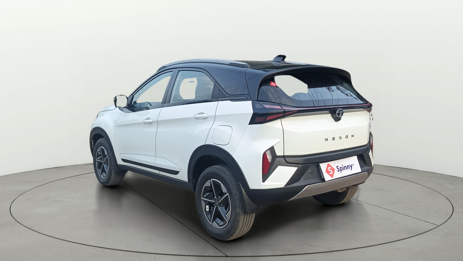 Used 2024 Tata Nexon Fearless Plus S 1.2 Revotron Petrol 7DCA DT Petrol Automatic exterior LEFT REAR CORNER VIEW