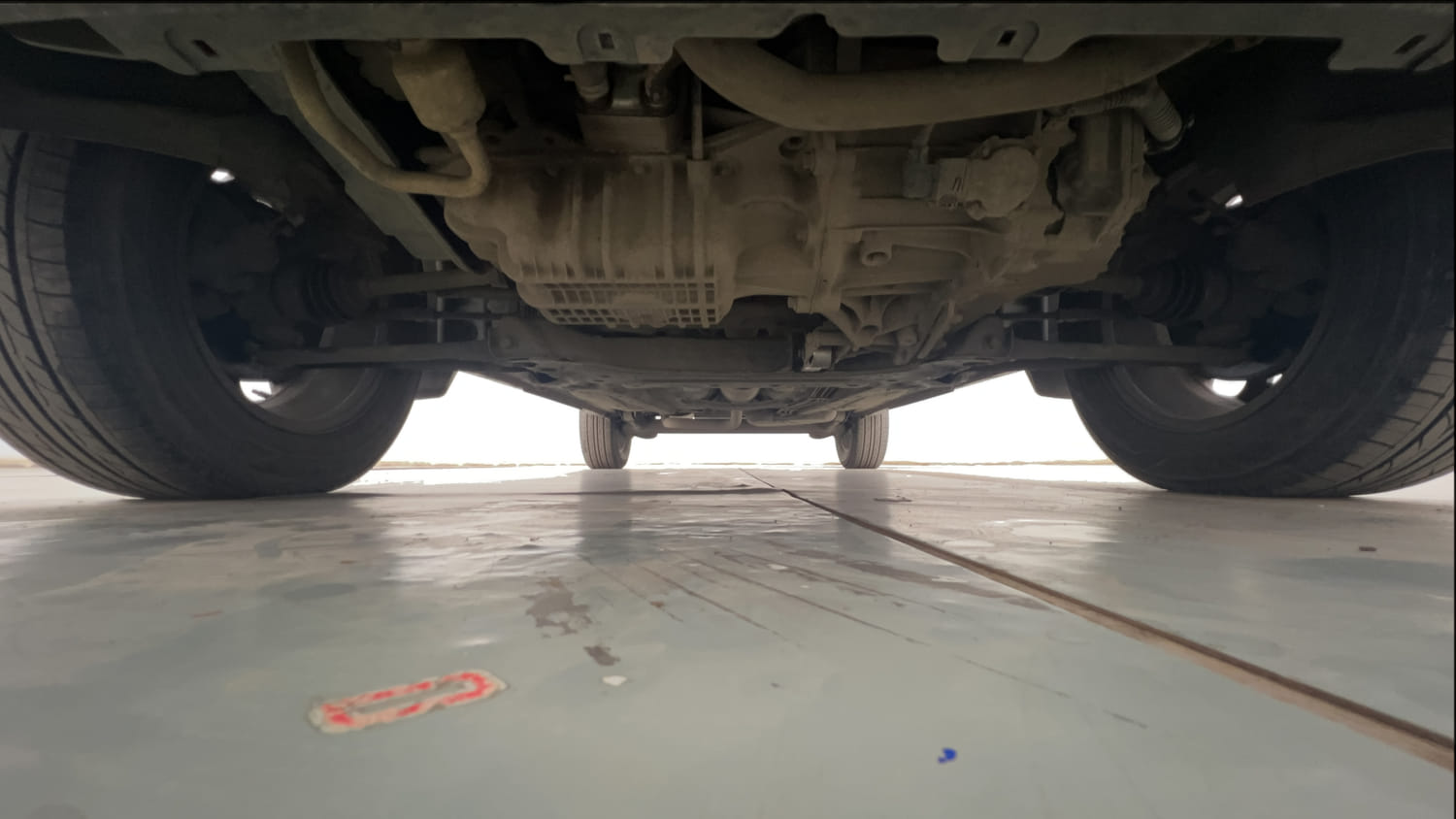 Used 2017 Ford EcoSport Titanium 1.5L Ti-VCT AT Petrol Automatic extra FRONT LEFT UNDERBODY VIEW