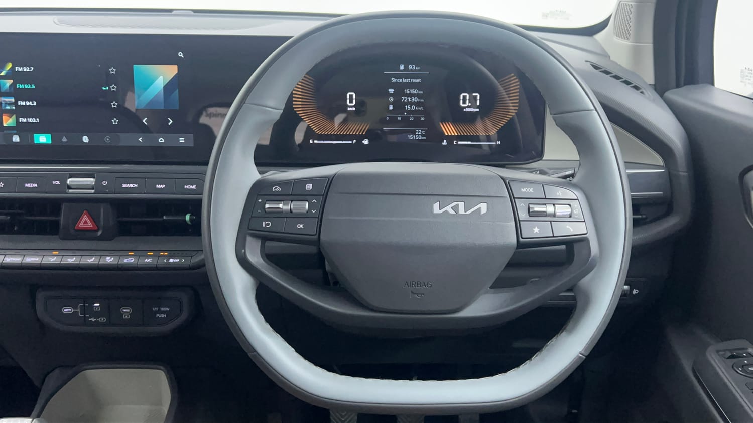 Used 2025 Kia Syros HTX 1.5 Diesel 6MT Diesel Manual interior STEERING VIEW