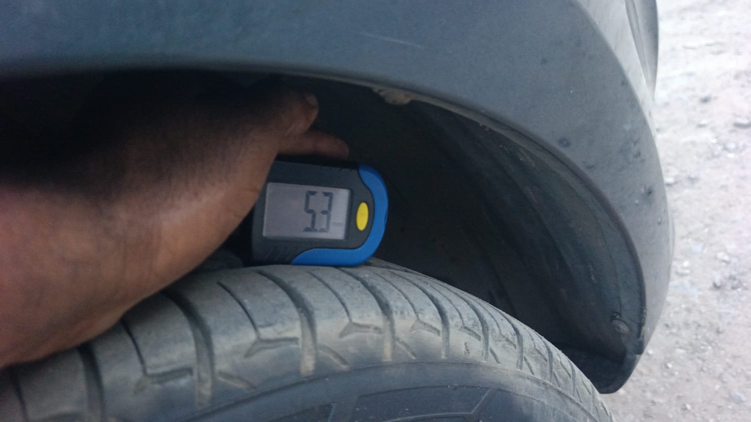 Used 2018 Tata Zest XTA Diesel Diesel Automatic tyres RIGHT FRONT TYRE TREAD VIEW