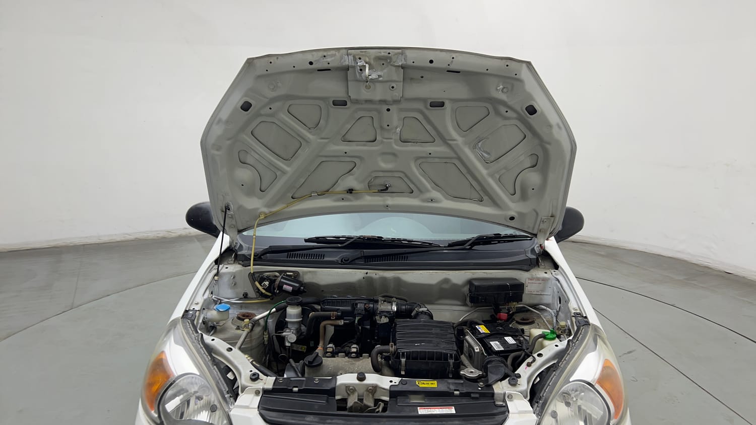 Used 2018 Maruti Suzuki Alto 800 LXi Petrol Manual engine ENGINE & BONNET OPEN FRONT VIEW