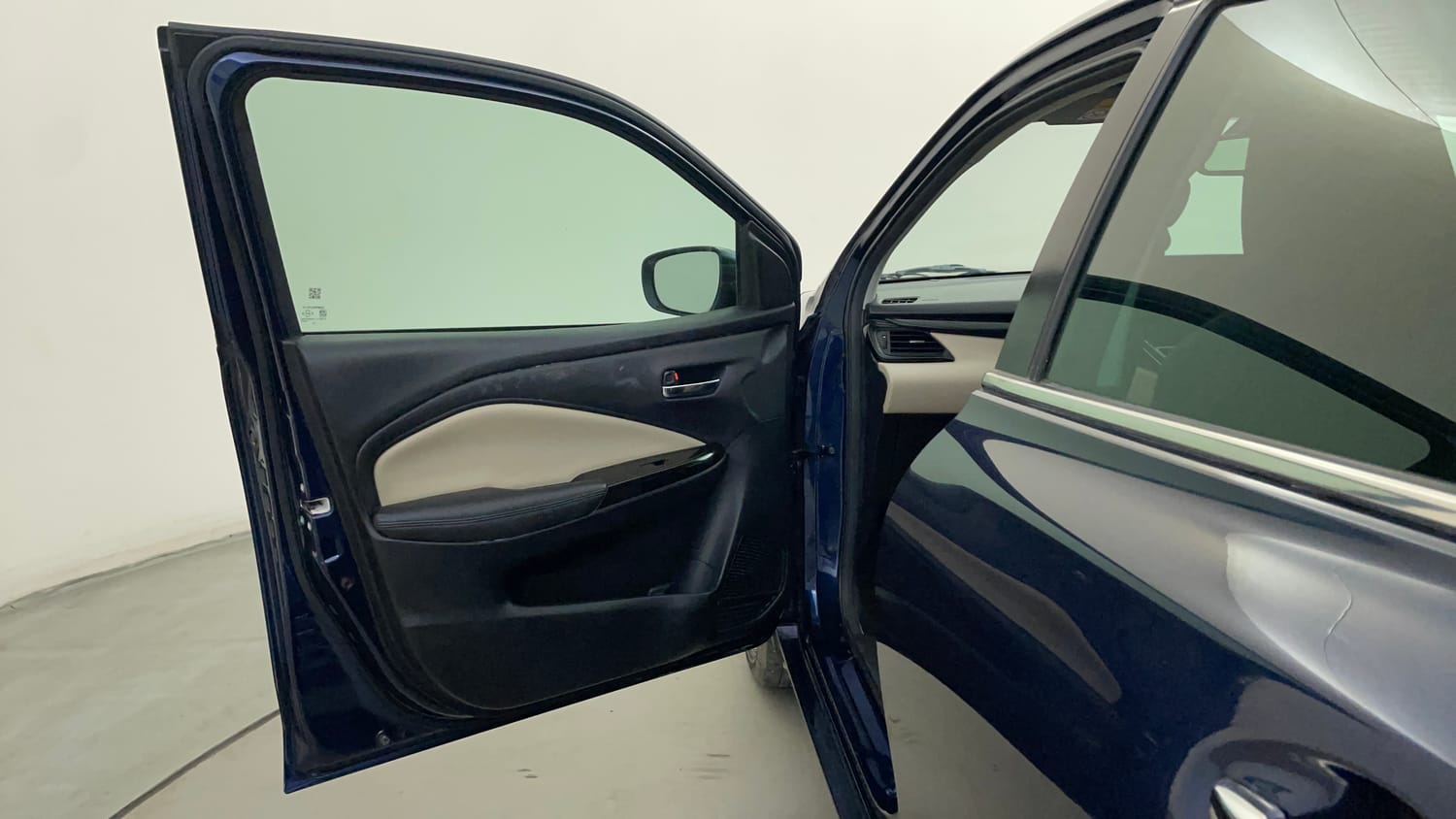 Used 2024 Toyota Glanza V AMT Petrol Automatic interior LEFT FRONT DOOR OPEN VIEW
