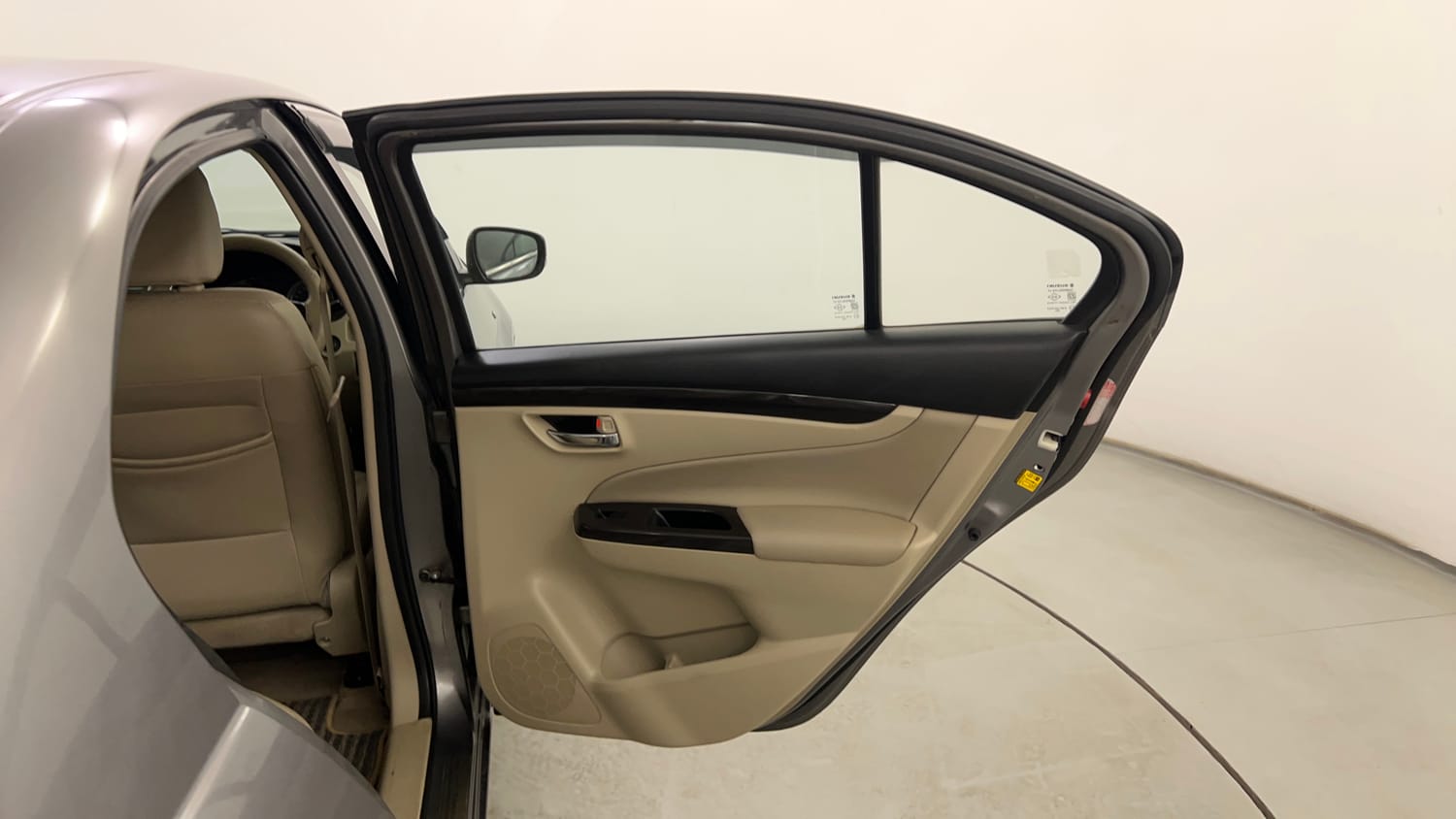 Used 2017 Maruti Suzuki Ciaz ZXI+ CNG (Outside Fitted) Cng Manual interior RIGHT REAR DOOR OPEN VIEW