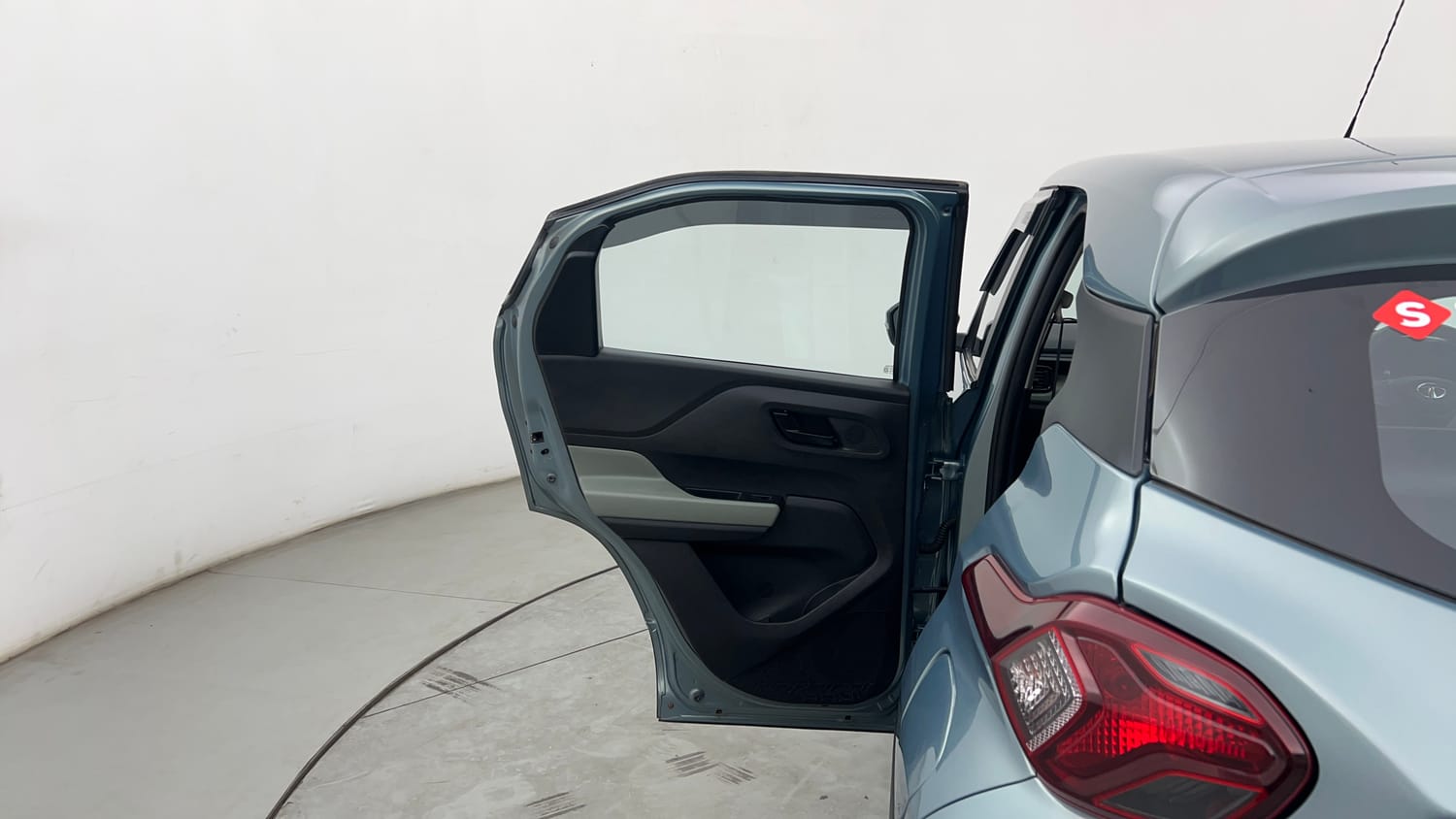 Used 2023 Tata Punch Adventure Rhythm Pack MT Petrol Manual interior LEFT REAR DOOR OPEN VIEW