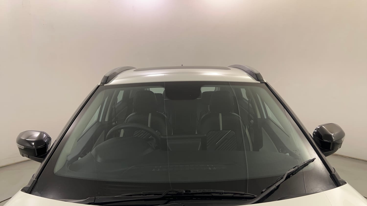 Used 2023 Tata Nexon Creative Plus S 1.2 Revotron Petrol 6AMT Petrol Automatic exterior FRONT WINDSHIELD VIEW