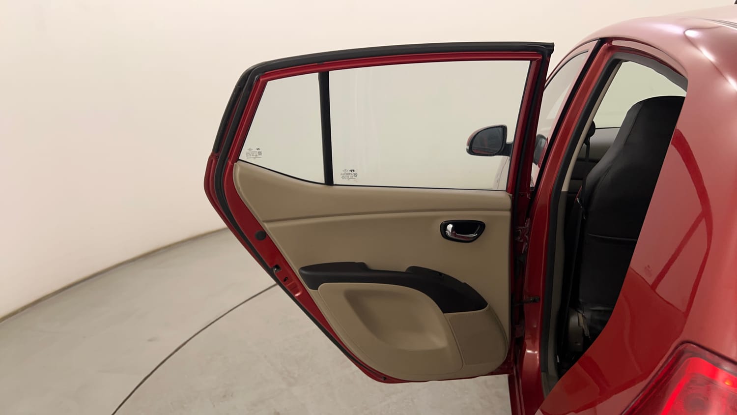 Used 2013 Hyundai i10 Sportz 1.2 AT Kappa2 Petrol Automatic interior LEFT REAR DOOR OPEN VIEW