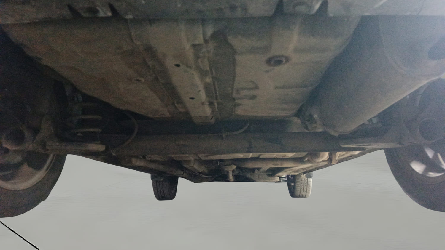 Used 2018 Tata Zest XTA Diesel Diesel Automatic extra REAR UNDERBODY VIEW (TAKEN FROM REAR)