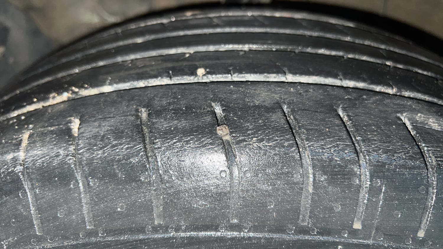 Used 2021 Hyundai Creta S 1.5 Petrol Petrol Manual tyres LEFT FRONT TYRE TREAD VIEW