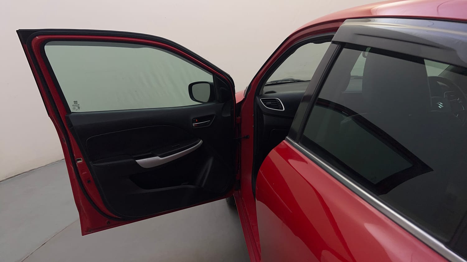 Used 2016 Maruti Suzuki Baleno Zeta 1.2 AT Petrol Automatic interior LEFT FRONT DOOR OPEN VIEW