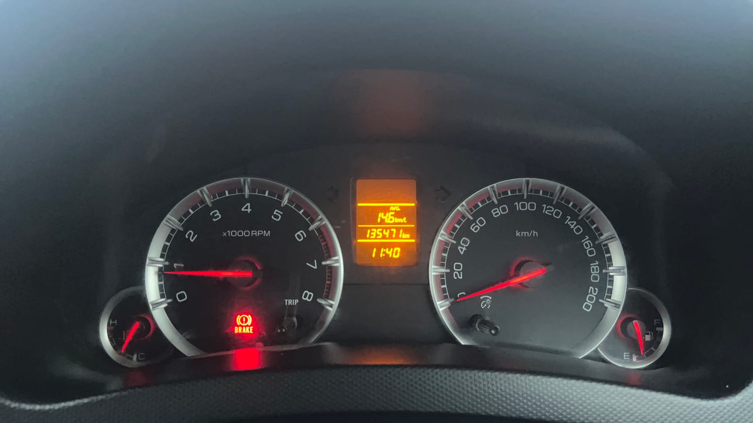 Used 2013 Maruti Suzuki Swift VXi Petrol Manual interior CLUSTERMETER VIEW