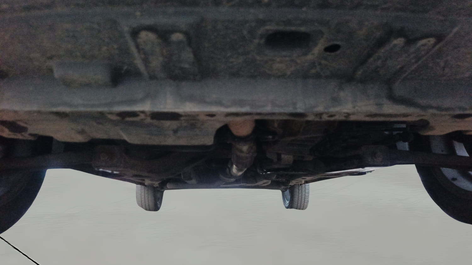 Used 2018 Tata Zest XTA Diesel Diesel Automatic extra FRONT LEFT UNDERBODY VIEW