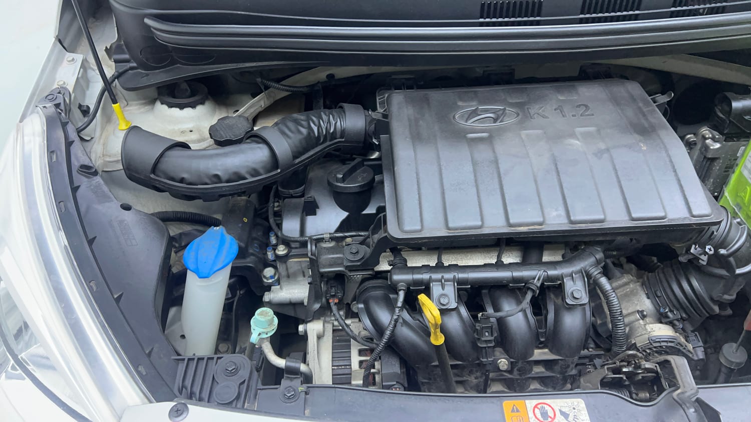 Used 2018 Hyundai Grand i10 Sportz AT 1.2 Kappa VTVT Petrol Automatic engine ENGINE RIGHT SIDE VIEW