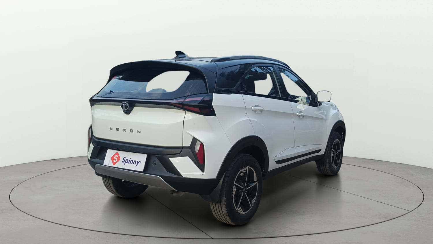 Used 2024 Tata Nexon Fearless Plus S 1.2 Revotron Petrol 7DCA DT Petrol Automatic exterior RIGHT REAR CORNER VIEW