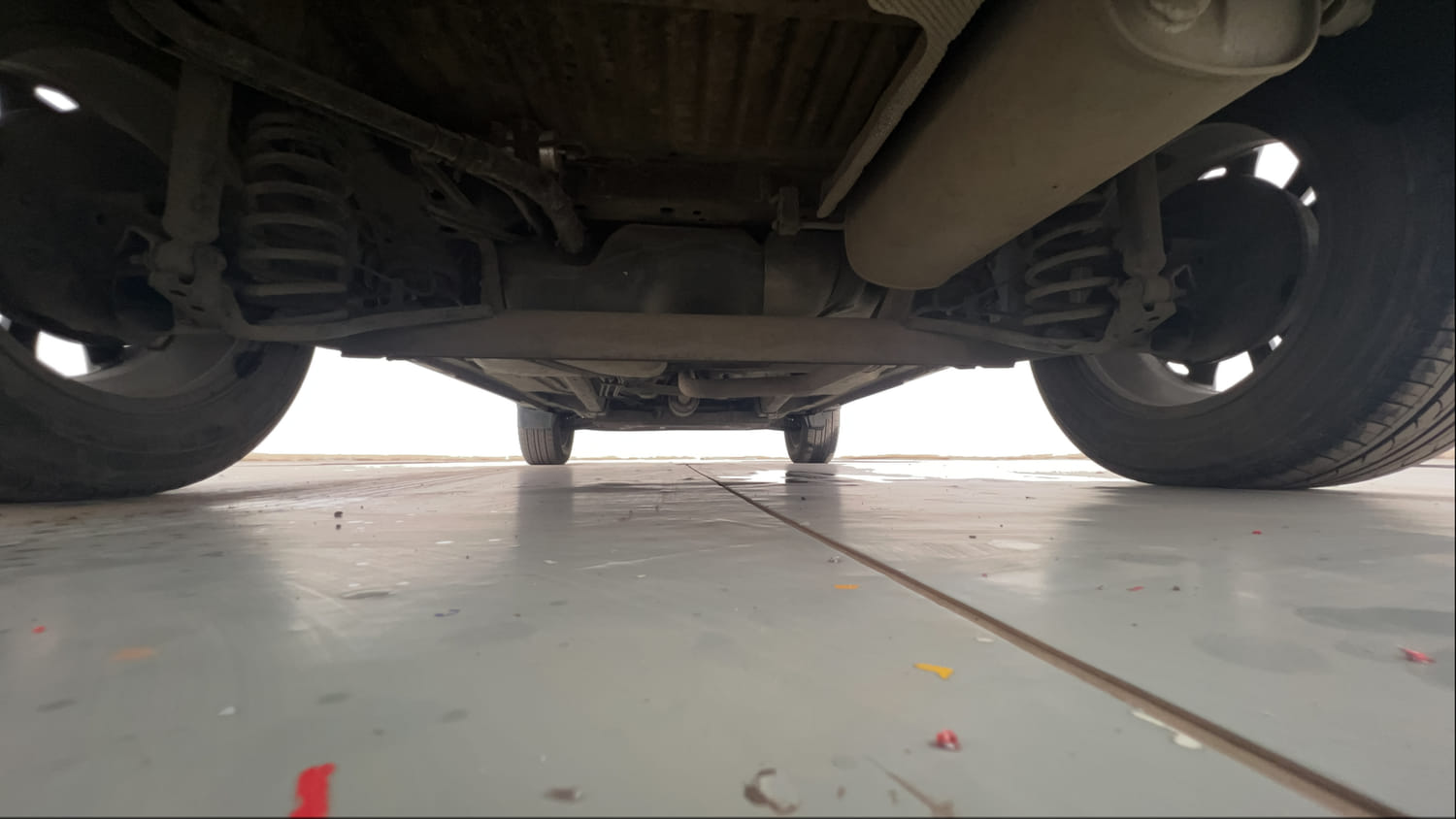 Used 2017 Ford EcoSport Titanium 1.5L Ti-VCT AT Petrol Automatic extra REAR UNDERBODY VIEW (TAKEN FROM REAR)