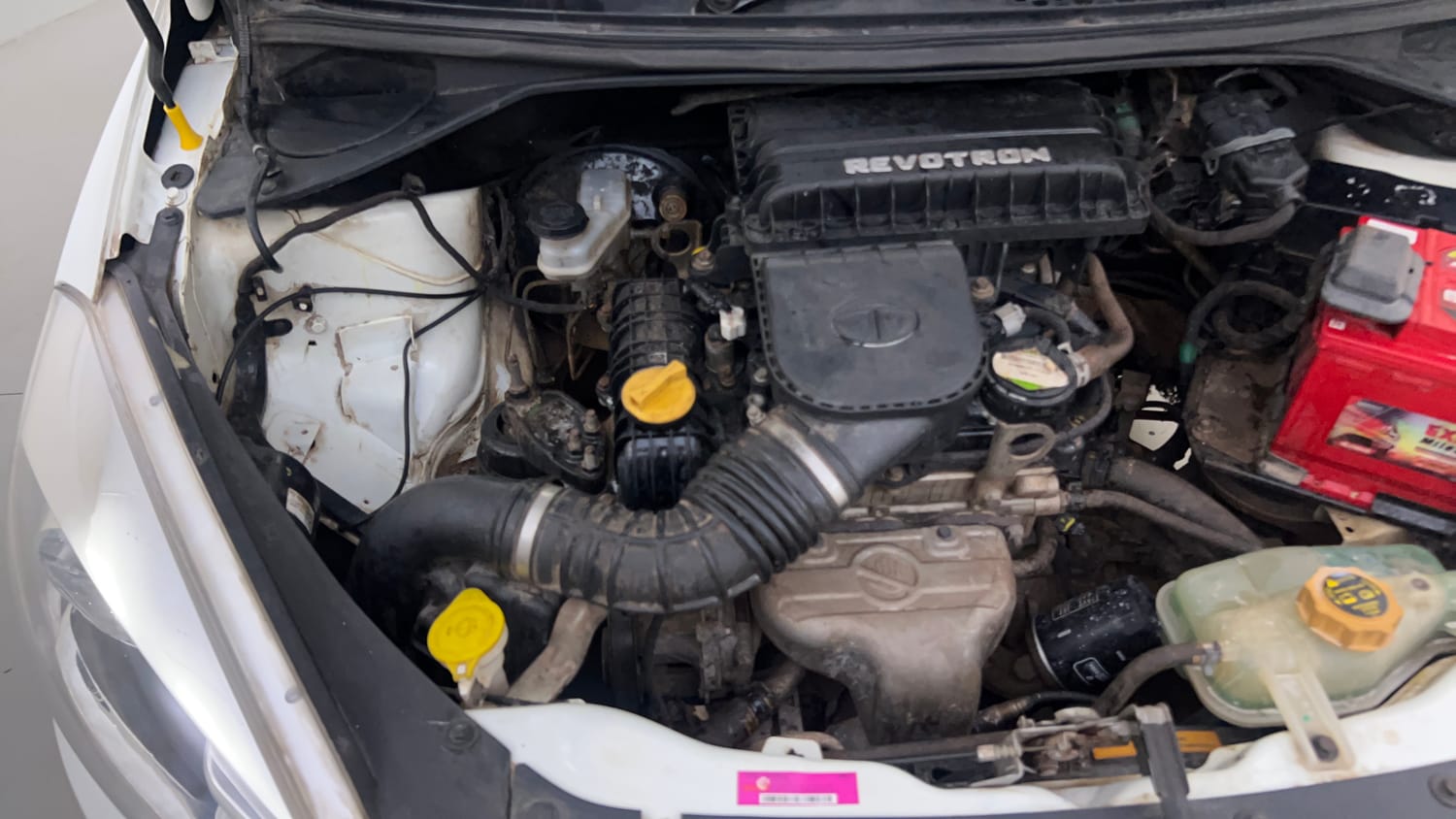 Used 2016 Tata Tiago Revotron XT Petrol Manual engine ENGINE RIGHT SIDE VIEW