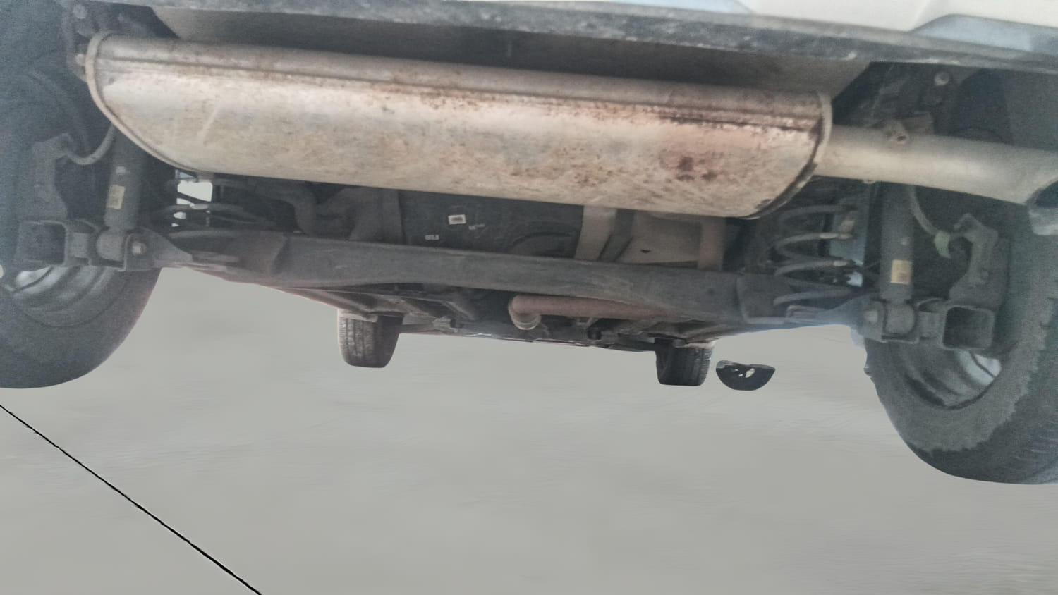 Used 2021 Kia Seltos HTK 1.5 Petrol Manual extra REAR UNDERBODY VIEW (TAKEN FROM REAR)