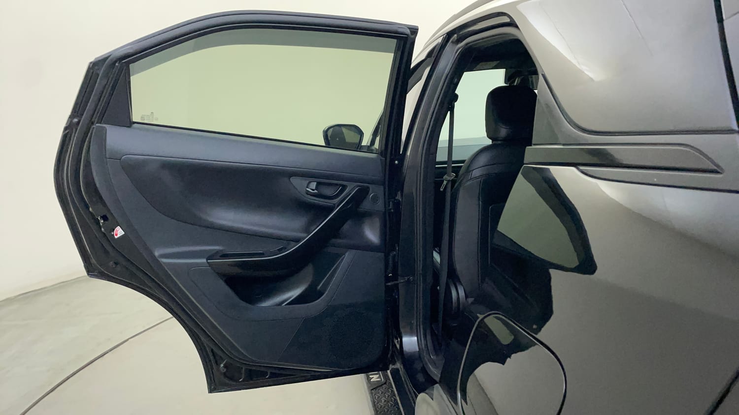 Used 2025 Tata Nexon Creative Plus (S) 1.2 6AMT Dark Edition Petrol Automatic interior LEFT REAR DOOR OPEN VIEW