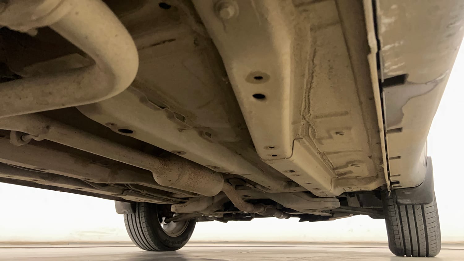 Used 2021 Tata Nexon XZ Plus (O) Petrol Manual extra REAR RIGHT UNDERBODY VIEW