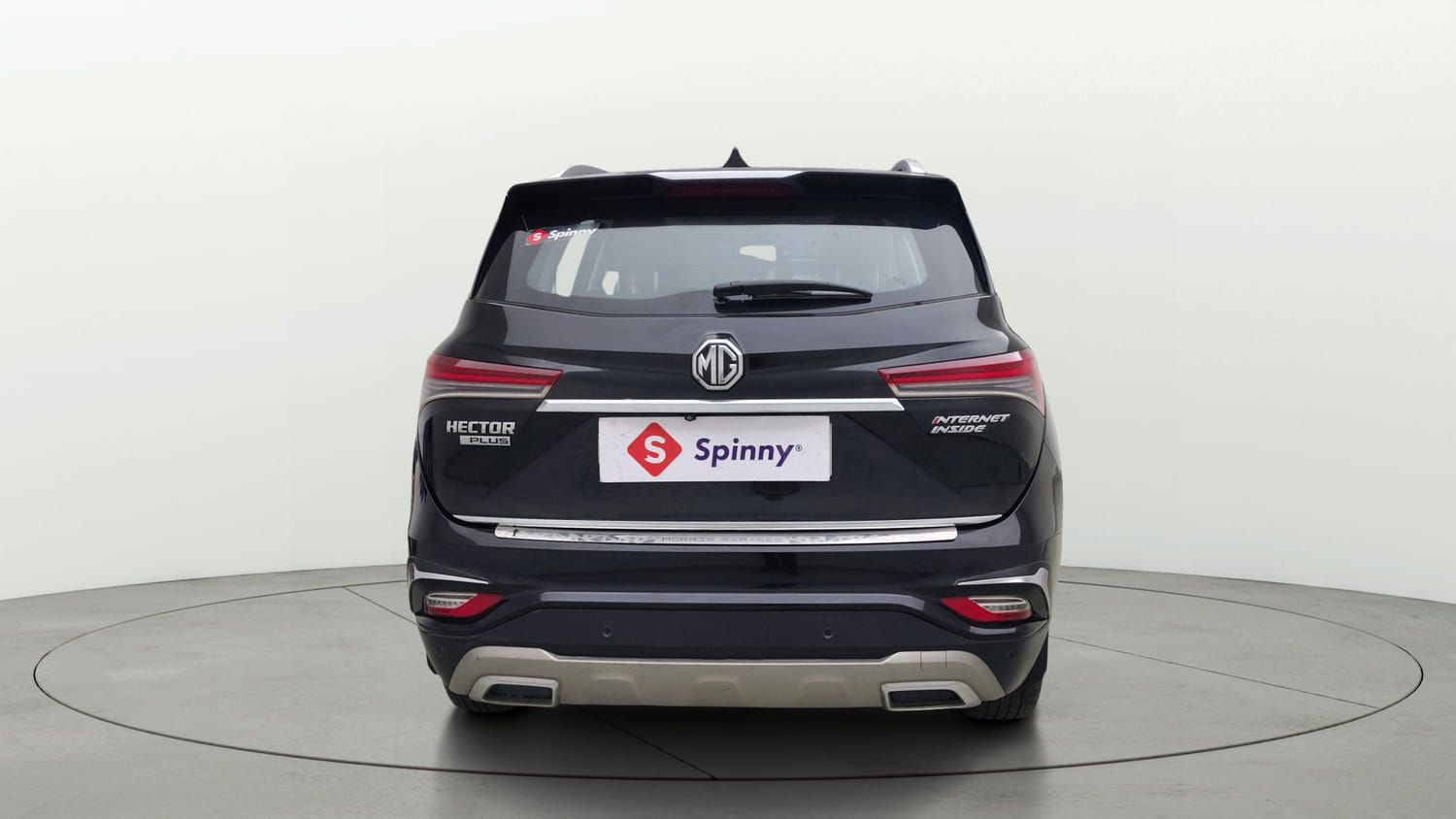 Used 2021 MG Motors Hector Plus Sharp 1.5 Petrol Turbo DCT 6-STR Petrol Automatic exterior BACK VIEW