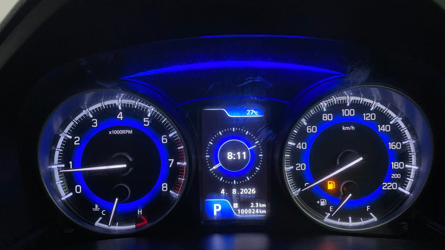 Used 2019 Maruti Suzuki Baleno Alpha 1.2 AT Petrol Automatic interior CLUSTERMETER VIEW