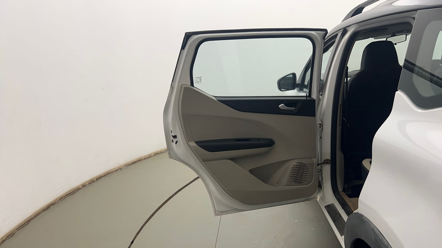 Used 2022 Renault Triber RXZ Dual Tone Petrol Manual interior LEFT REAR DOOR OPEN VIEW