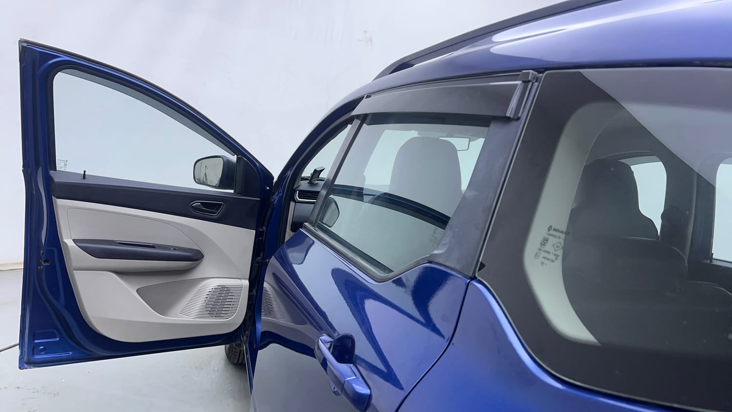 Used 2021 Renault Triber RXT Petrol Manual interior LEFT FRONT DOOR OPEN VIEW
