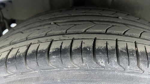 Used 2019 Tata Tiago Revotron XZ Plus Petrol Manual tyres RIGHT REAR TYRE TREAD VIEW
