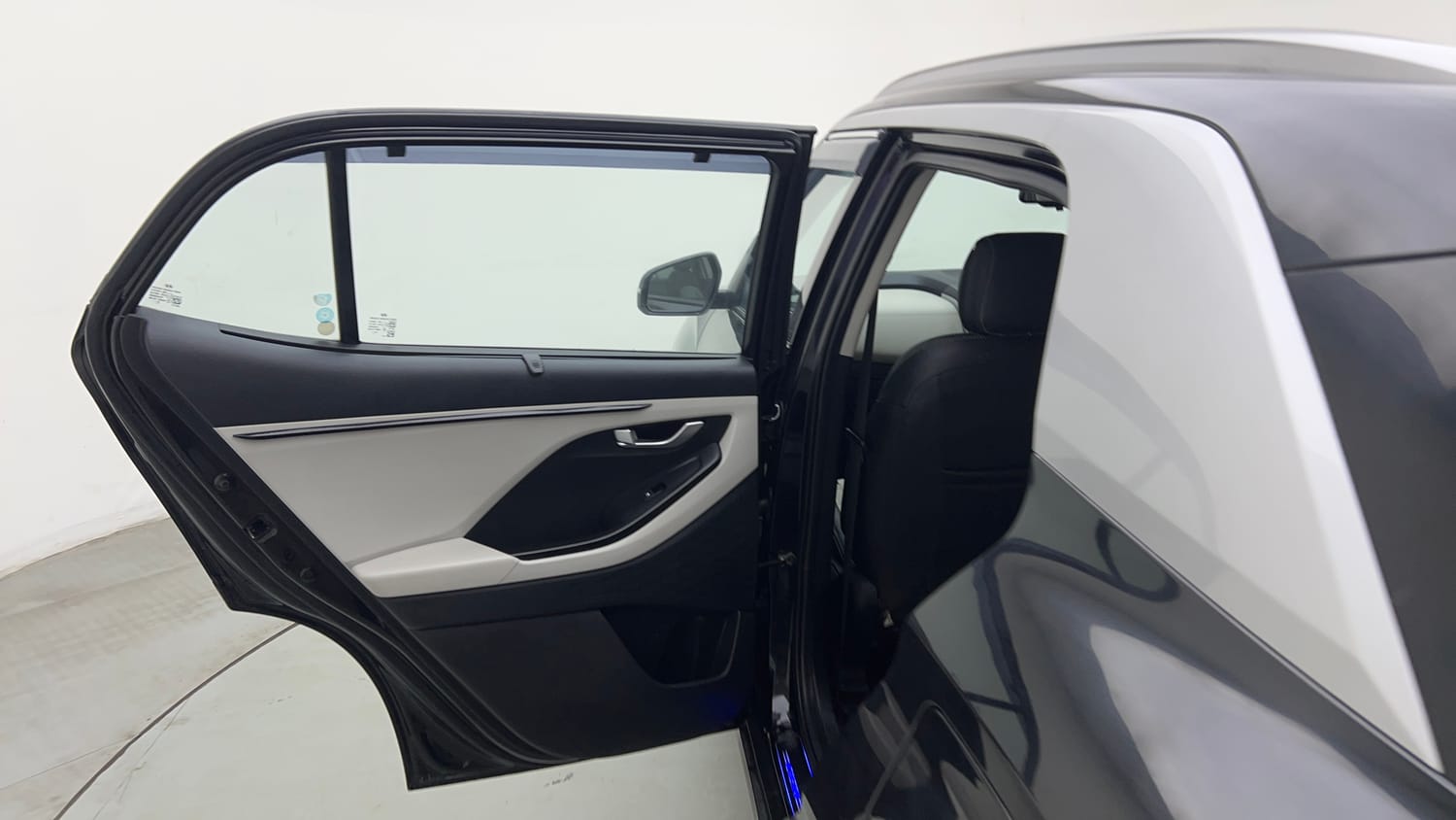 Used 2024 Hyundai Creta SX 1.5 Petrol IVT Petrol Automatic interior LEFT REAR DOOR OPEN VIEW