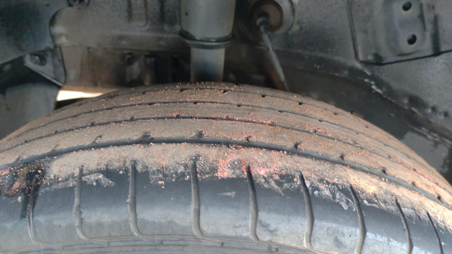 Used 2023 Tata Nexon XMA (S) Diesel Diesel Automatic tyres RIGHT REAR TYRE TREAD VIEW