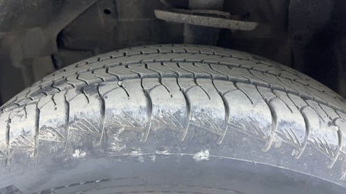 Used 2024 Toyota Urban Cruiser Hyryder V Hybrid Dual Tone Hybrid Automatic tyres LEFT FRONT TYRE TREAD VIEW