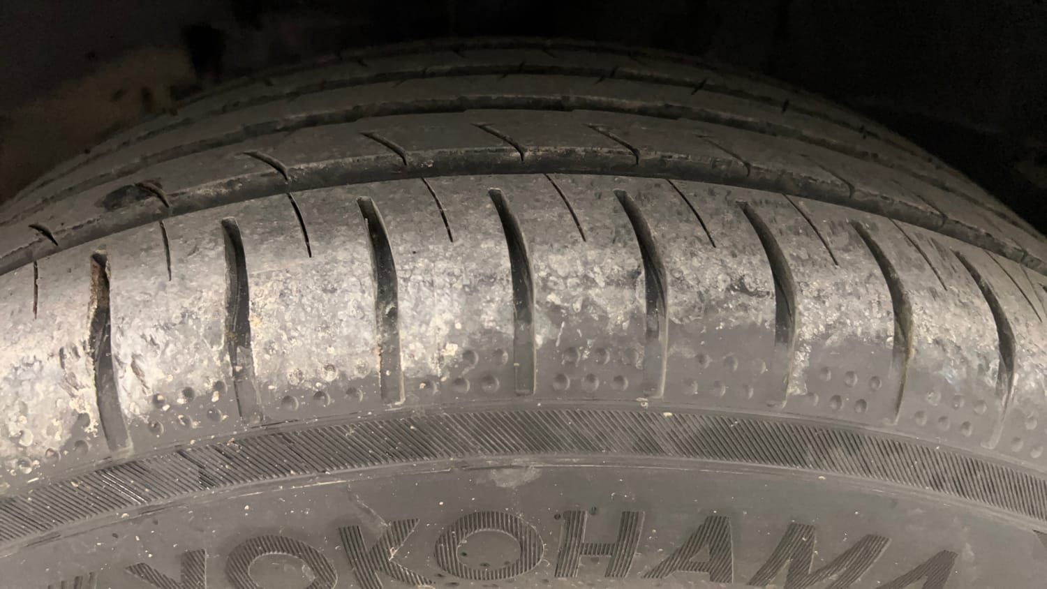 Used 2021 Tata Nexon XZ Plus (O) Petrol Manual tyres LEFT FRONT TYRE TREAD VIEW
